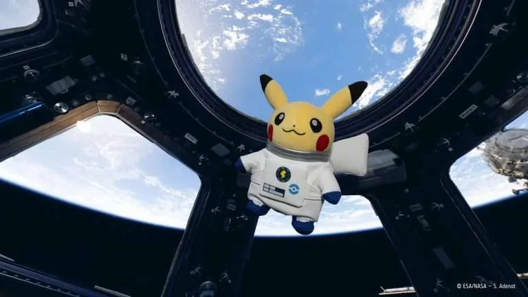 Pikachu viajó al espacio y orbitó la Tierra durante 67 días